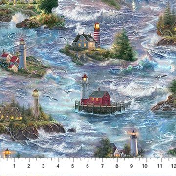 Northcott Safe Harbor Lighthouses DP24967-54
