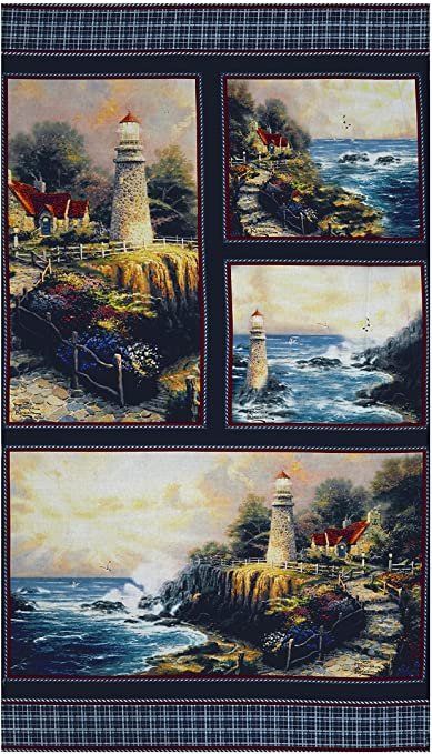 Benartex Thomas Kinkade Studio The Light Of Peace Panel