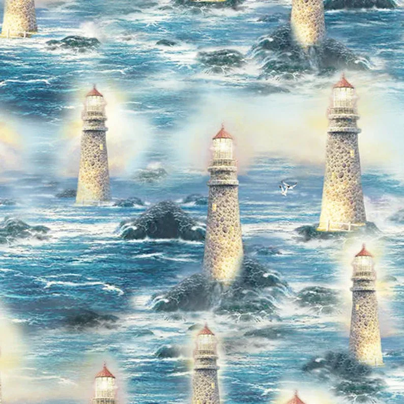 Benartex Thomas Kinkade Studio The Light Of Peace