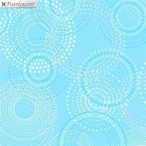 Benartex Shimmer &amp; Shine Shimmery Spirals Turquoise