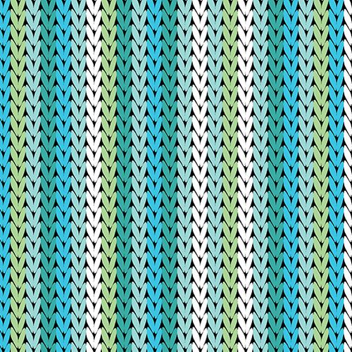 Benartex Llama Drama Knitted Braid Aqua/Mint