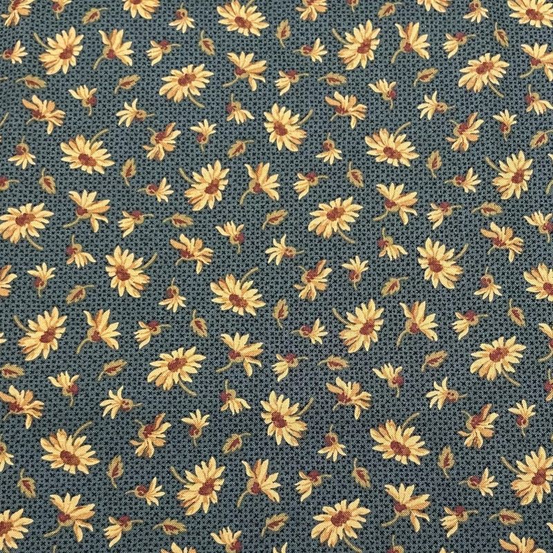 RJR Fabrics Vintage Stitches 5913 Teal