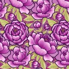 Benartex Frolic 108&quot; Wide Bloom Plum