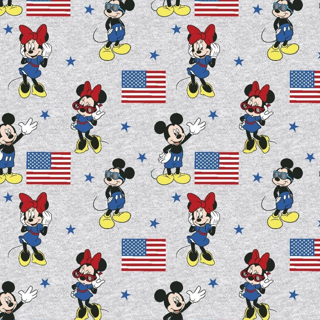 Springs Creative Mickey And Minnie American Flag