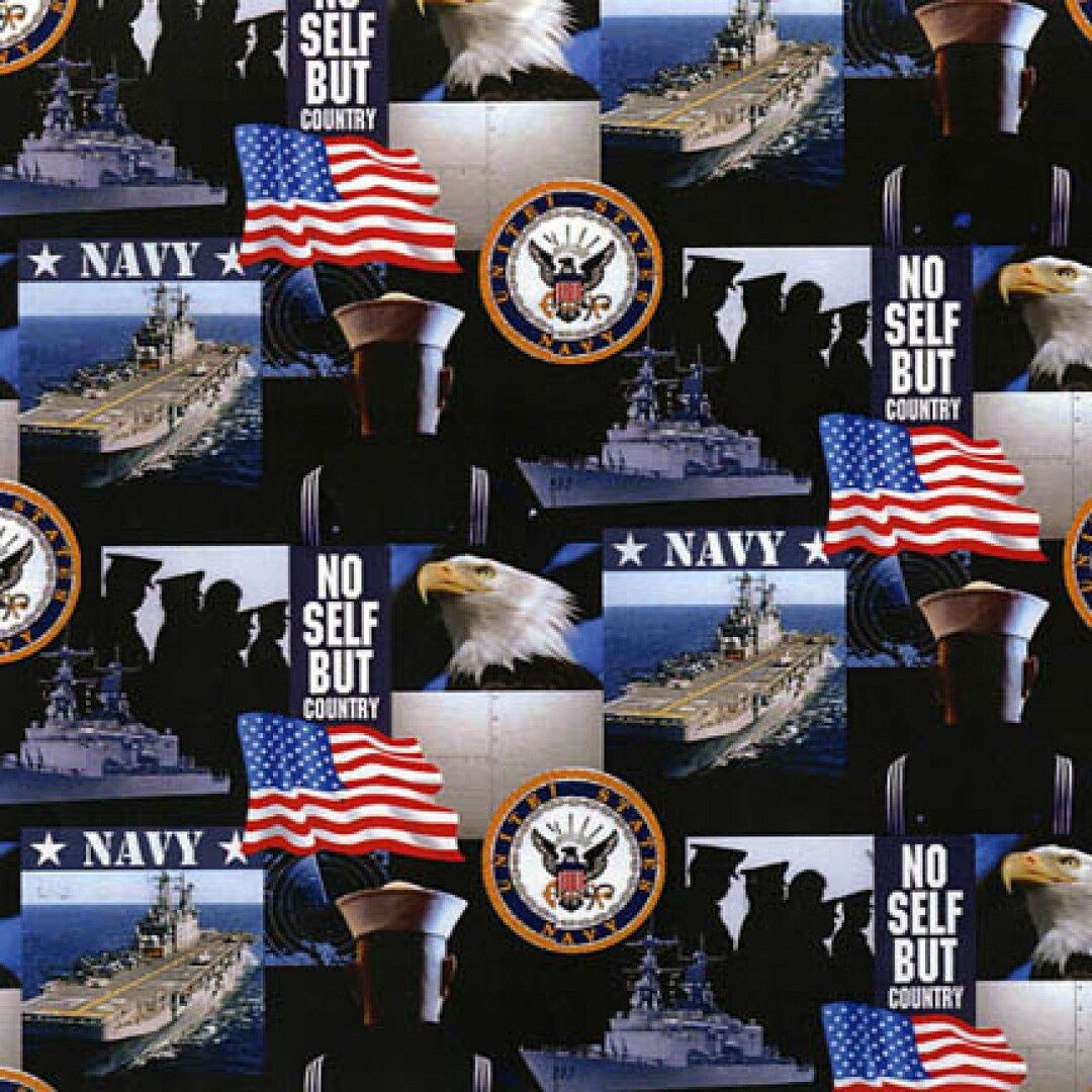 Sykel Enterprises Military Print Navy All Over 021-N