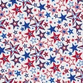 Foust Made In The USA 49686 RWB Stars On White
