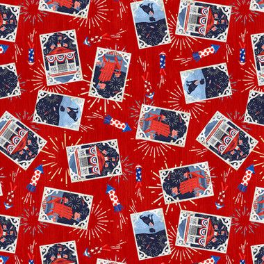 Henry Glass Patriotic Picnic 632 88