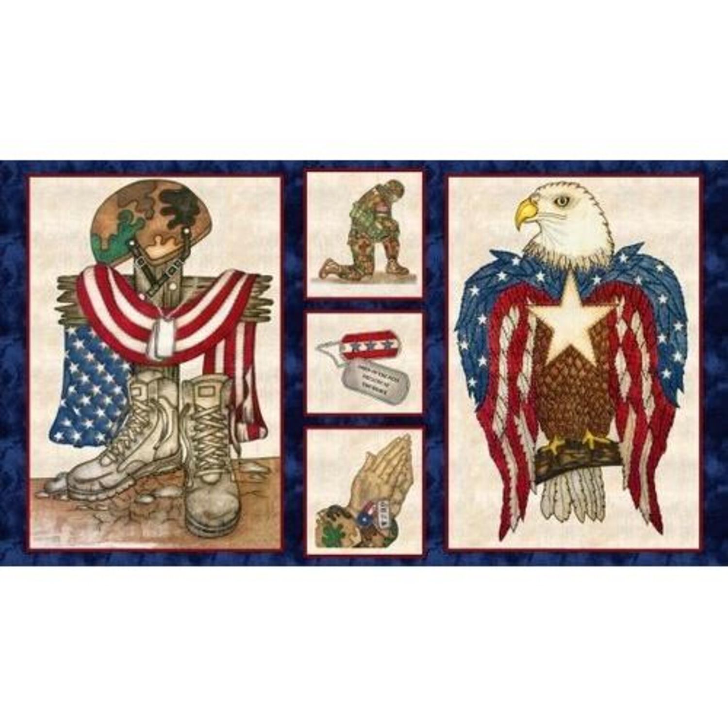 Blank Quilting American Honor Panel 8334P-077