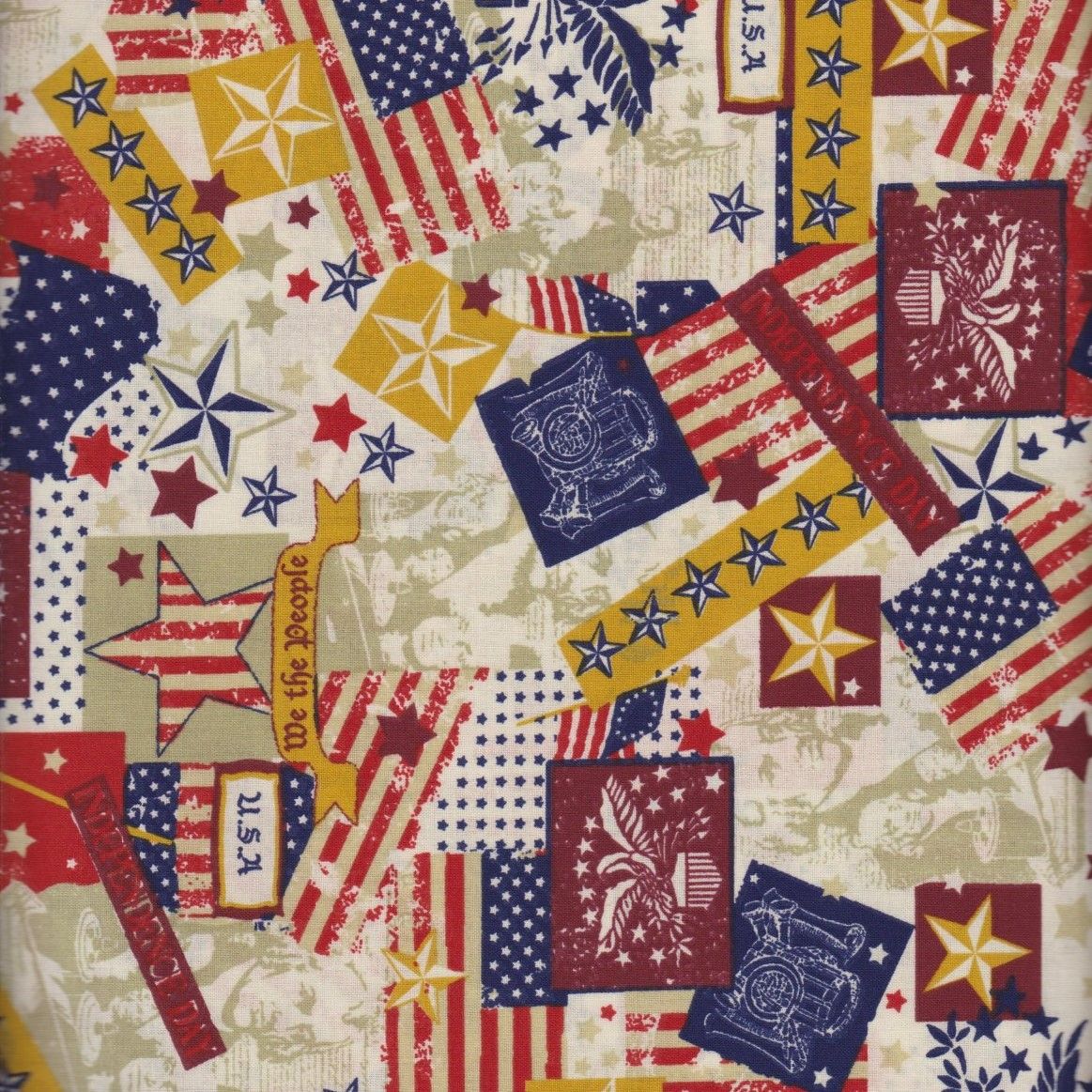 Foust Made In The USA 48484 RWB Antique We The People