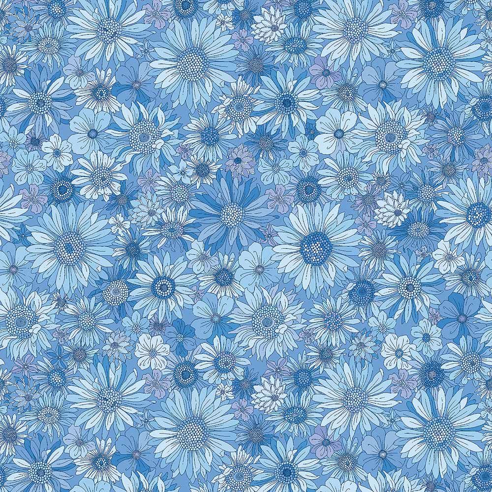 Benartex Sleepovers 108&quot; Best Friends Blue