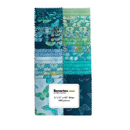 Benartex Butterfly Calypso Jellyroll