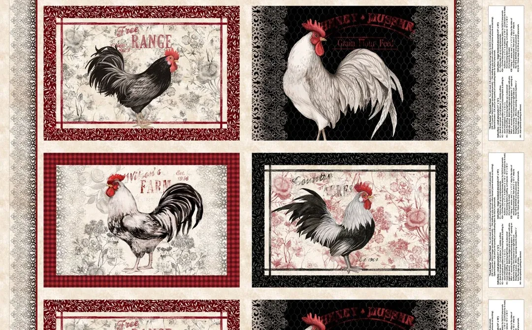 Wilmington Proud Rooster Placemats Panel 39763 139
