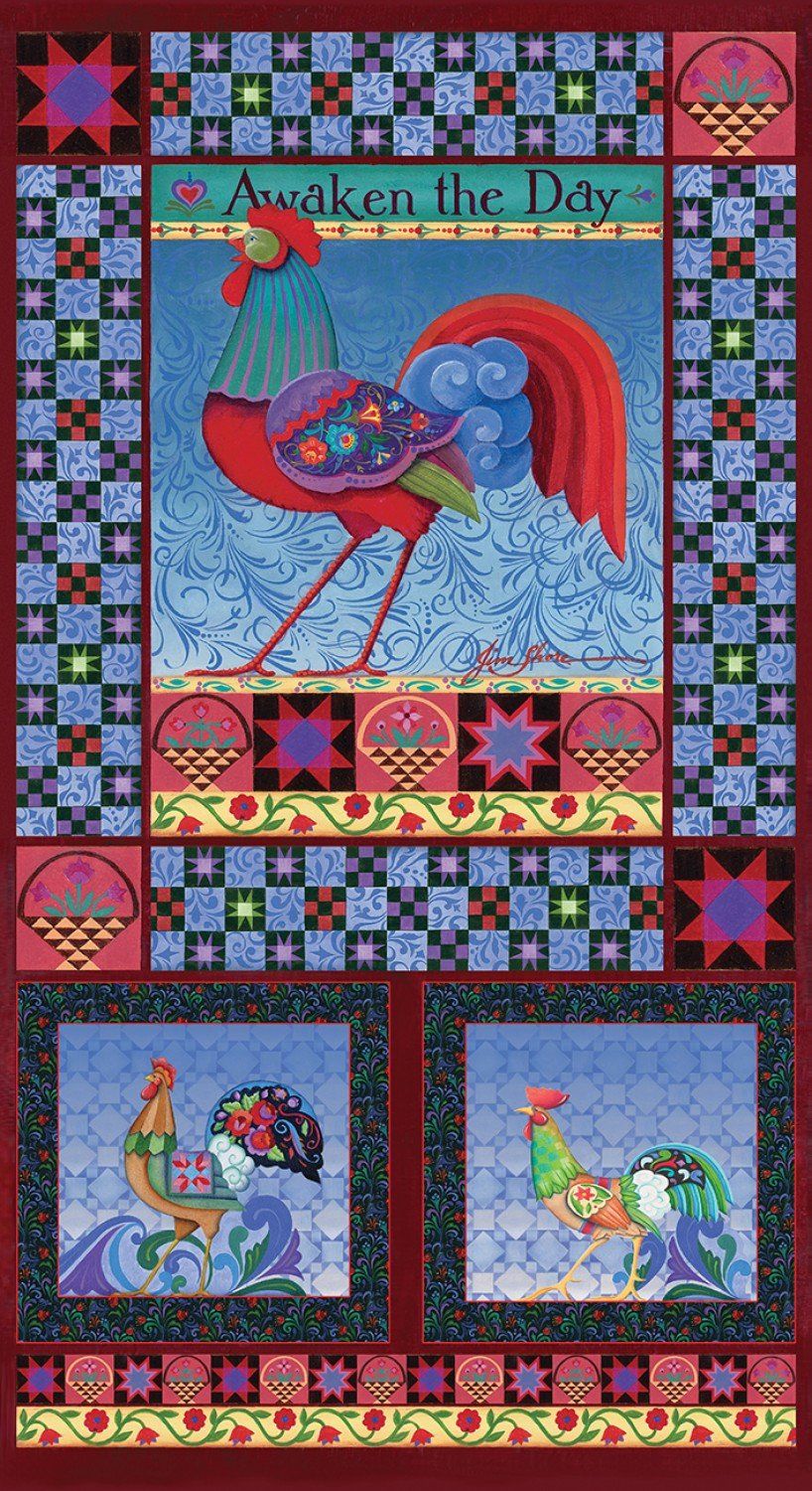 Benartex Awaken The Day Panel Multi