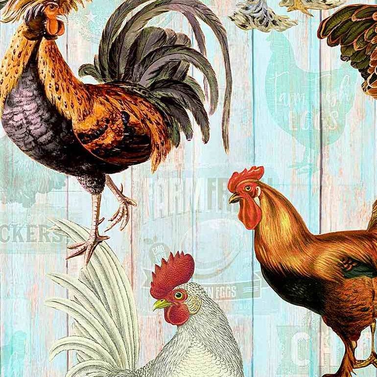 Timeless Treasures Farm CD1532 Multi