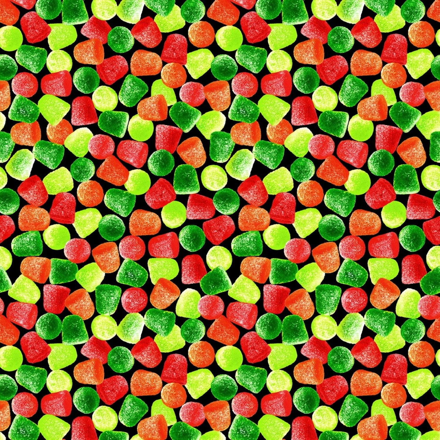 Benartex Sweet Holidays Holiday Gumdrops Multi