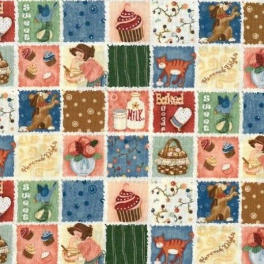 Red Rooster Fabrics Kelly&#39;s Sweet Treats 22192 Multi