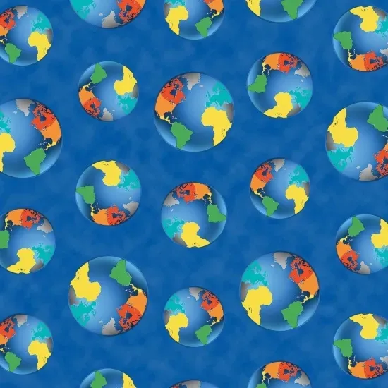 Blank Quilting Travel Around The World BTR8230 077 Blue
