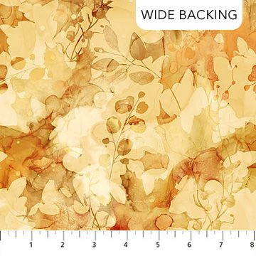 Northcott Autumn Breeze 108&quot; Leaf Backing B28058-52