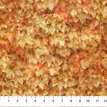 Northcott Autumn Breeze Layered Leaves DP28059-37