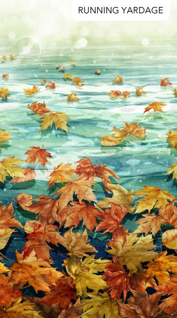 Northcott Autumn Breeze Teal Ombre DP28056-66