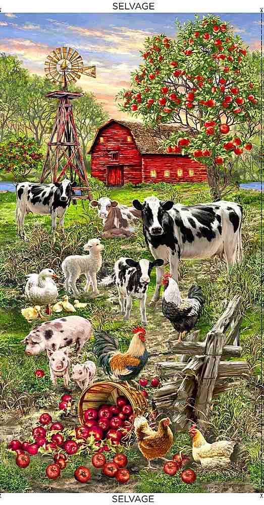 Timeless Treasures PanelDG C8335 Multi