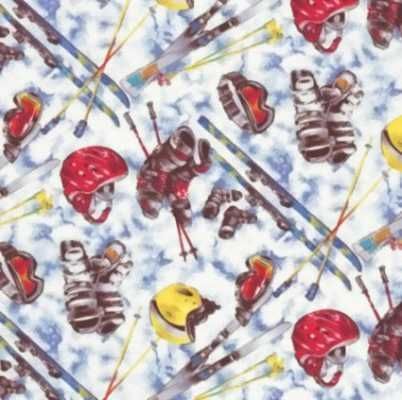 RJR Fabrics Sports Novelty 8860 001