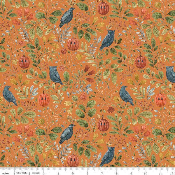 Riley Blake Trick Or Treat CD15961 Orange