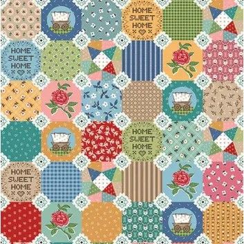 Riley Blake 108&quot; Prairie Home WB15577 Multi