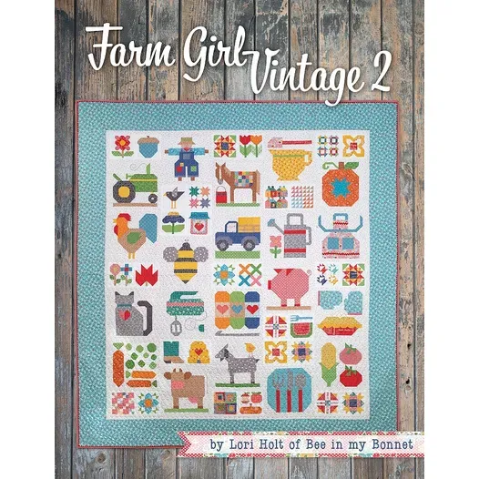 Farm Girl Vintage 2 Quilt Pattern Book