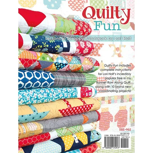 Quilty Fun: Lessons In Scrappy Patchwork Quilt Pattern Book