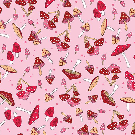Benartex Tiny Secrets Mouse House Pink