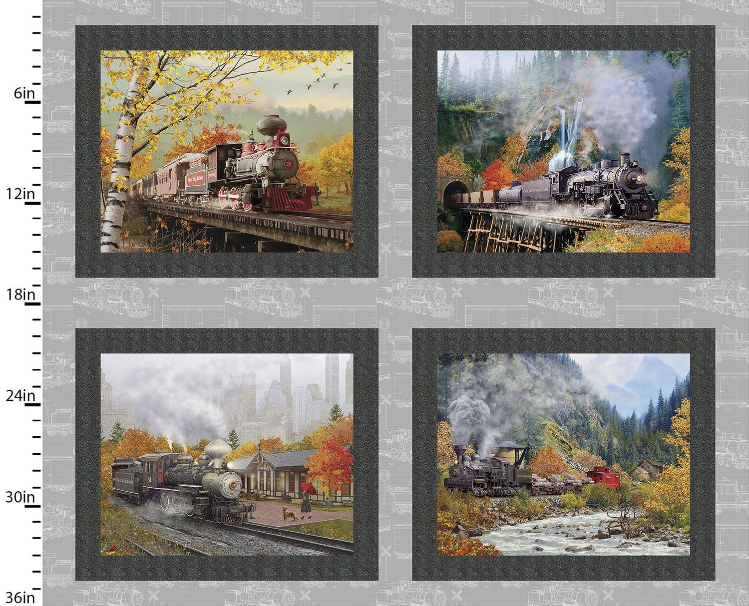 3 Wishes Autumn Steam 4 Panel