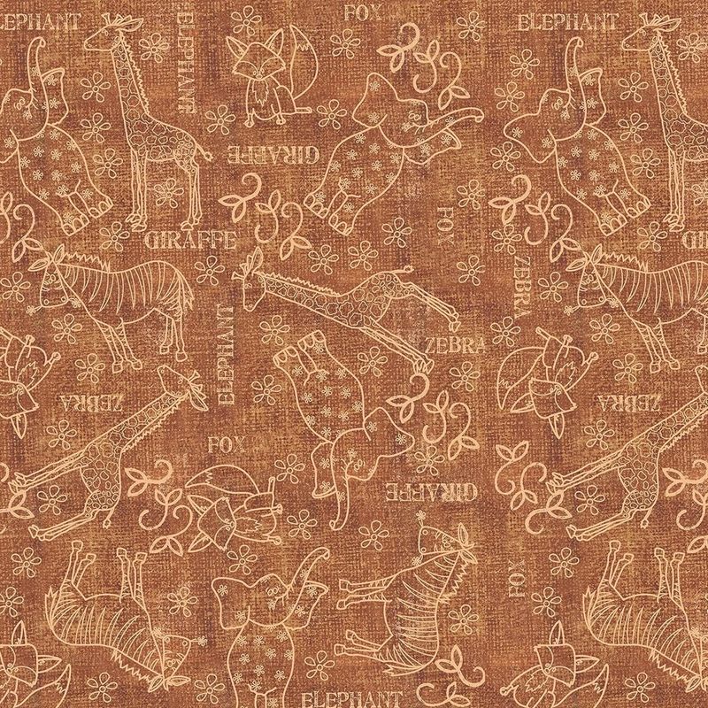 Quilting Treasures Wild Things 1649-23620-A