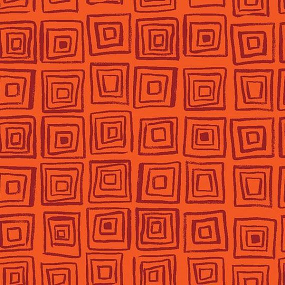 Clothworks Serengeti Beasties Y1776-37 Dark Orange
