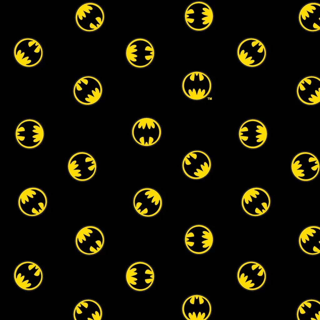 Camelot Fabrics Batman 80th Anniversary Collection Logo