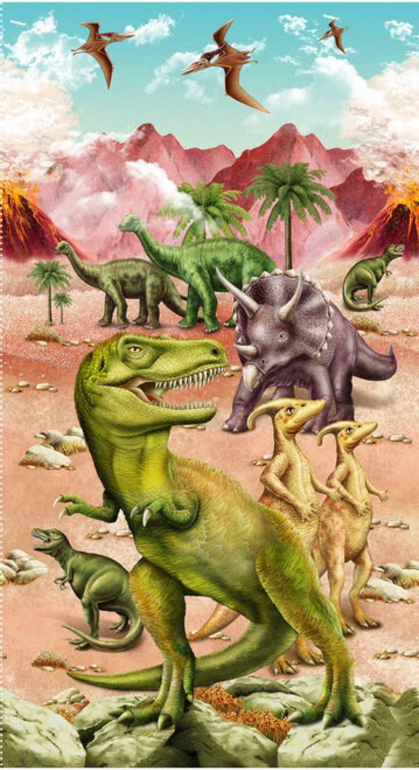 Studio E March Of The Dinosaurs Panel 6080P 33