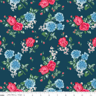 Riley Blake Bluegrass Charm C16390 Navy