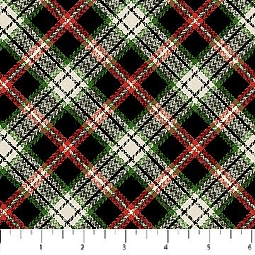 Northcott Highland Heart Plaid DP28049-99