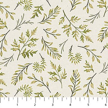 Northcott Natural Elements Mini Fern Cream/Green 27859-11