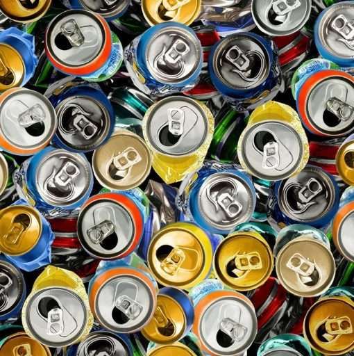 Benartex Ale House Crushed Cans Multi