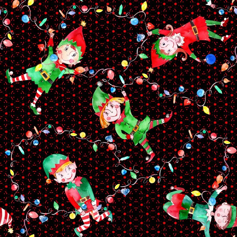 Marshall Dry Goods Christmas Elf Dance Black