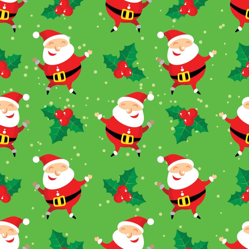 Marshall Dry Goods Christmas Dancing Santa Green