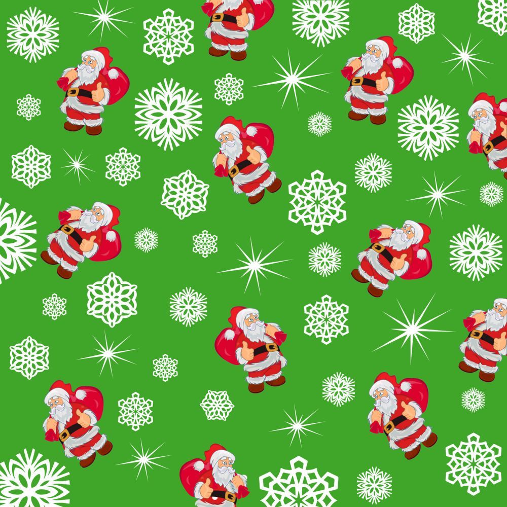 Marshall Dry Goods Christmas Thumbs Up Santa Green