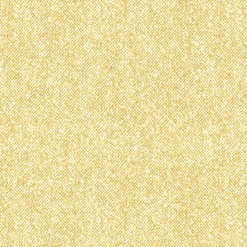 Benartex Winter Wool Flannel Wool Tweed Flannel Yellow