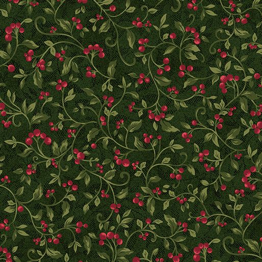 Benartex Star Of Wonder - Star Of Light Berries Holly