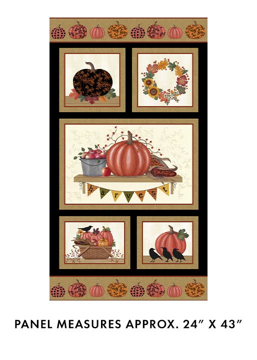 Benartex Harvest Gathering Harvest Gathering Panel Wheat/Multi