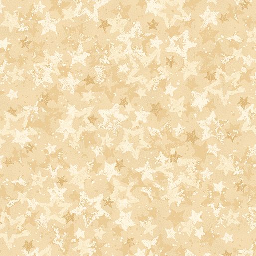 Benartex Star Of Wonder - Star Of Light Heavenly Star Cream