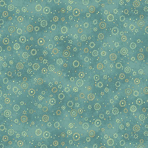 Benartex Star Of Wonder - Star Of Light Twinkle Aqua