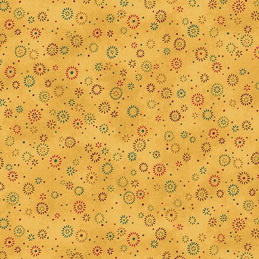 Benartex Star Of Wonder - Star Of Light Twinkle Gold