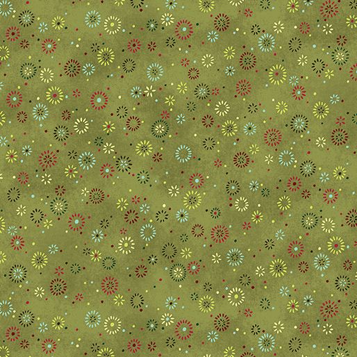 Benartex Star Of Wonder - Star Of Light Twinkle Green